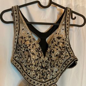 Beautiful Beaded Floor Length Dress!